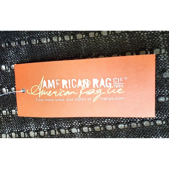 AMERICAN RAG BLACK DRESS SWEATER SHAWL WRAP EMBROIDERY LACE SIZE 3XL NWT - Picture 10 of 10